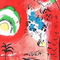 CHAGALL "Bay Of Angels", 1960 chagall-bay-of-angels-1960