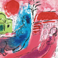 CHAGALL "Maternity With Centaur", 1957 chagall-maternity-with-centaur-1957