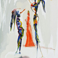 DALI "The Angels of the Empyrean", 1963 dali-angels-of-the-empyrean-1963