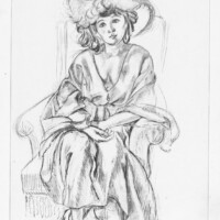 MATISSE "Portrait Of A Woman (XVI)", 1920 matisse-portrait-xvi-1920