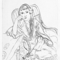 MATISSE "Portrait Of A Woman (XXIX)", 1920 matisse-portrait-xxxix-1920