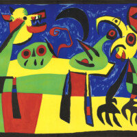 MIRO "Dog Barking At The Moon", 1952 miro-dog-barking-1952