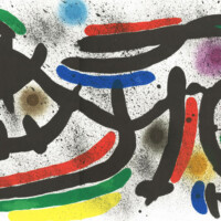 MIRO "Lithographe I (Plate IX)", 1972 miro-l1-ix-1972