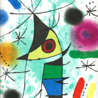 MIRO "Lithographe I (Plate XI"), 1972 miro-l1-xi-1972