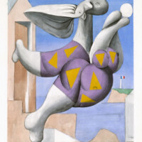 PICASSO "Bather With Beach Ball", 1955 picasso-bather-with-beach-ball-1955