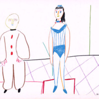 PICASSO "Clown & Acrobat", 1954 picasso-clown-and-acrobat-1954