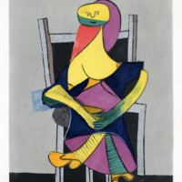 PICASSO "Seated Woman", 1955 picasso-seated-woman-1955